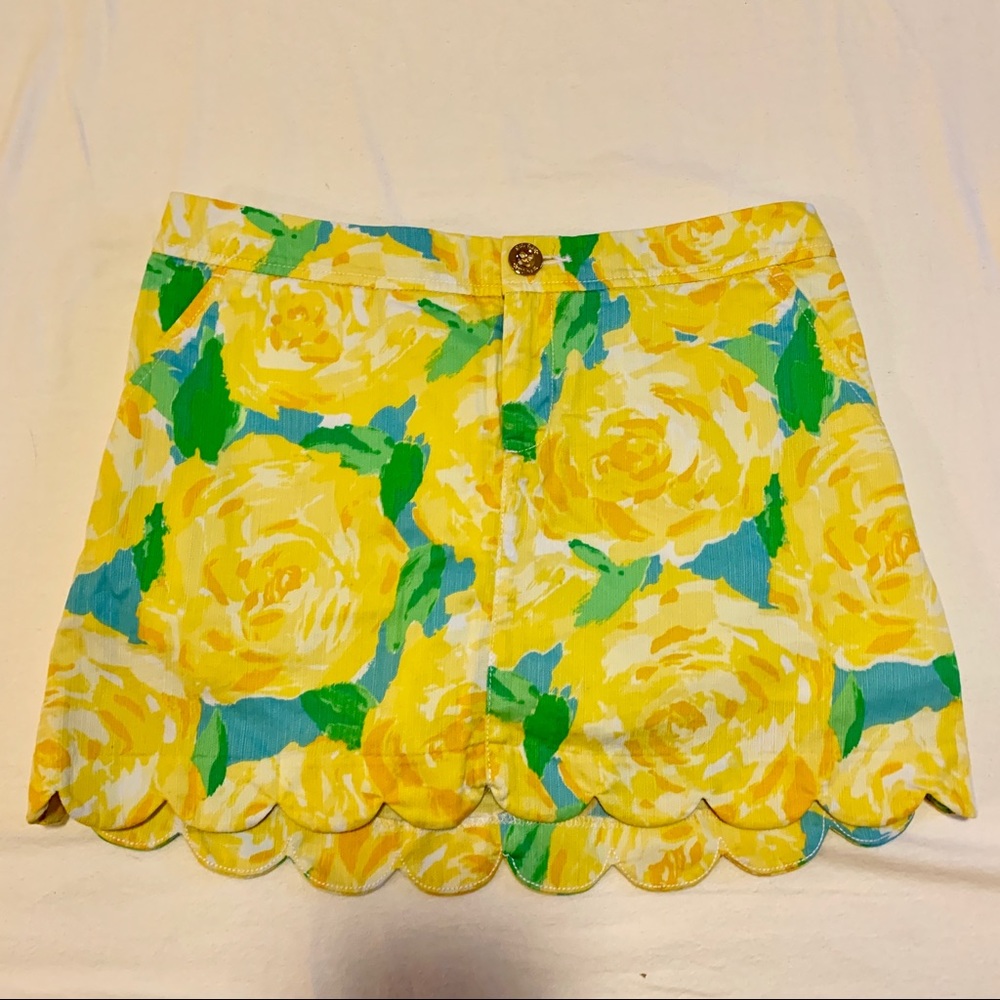 Lilly Pulitzer buttercup floral skort